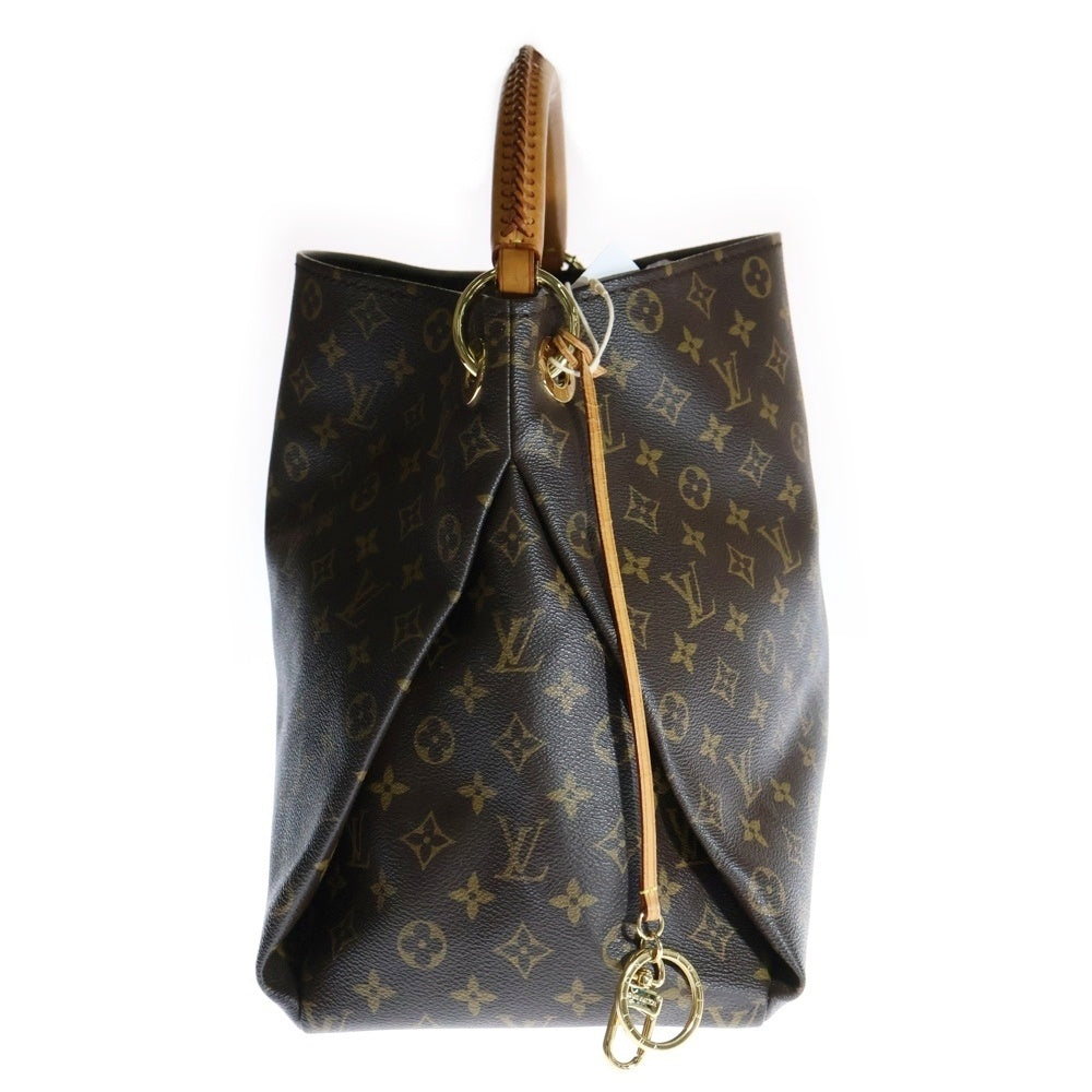 LOUIS VUITTON(ルイヴィトン) モノグラム アーツィーGM ハンドバッグ ブラウン ゴールド金具 レザー×PVC M40259