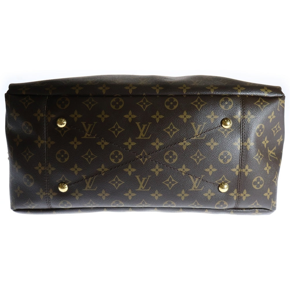 LOUIS VUITTON(ルイヴィトン) モノグラム アーツィーGM ハンドバッグ ブラウン ゴールド金具 レザー×PVC M40259