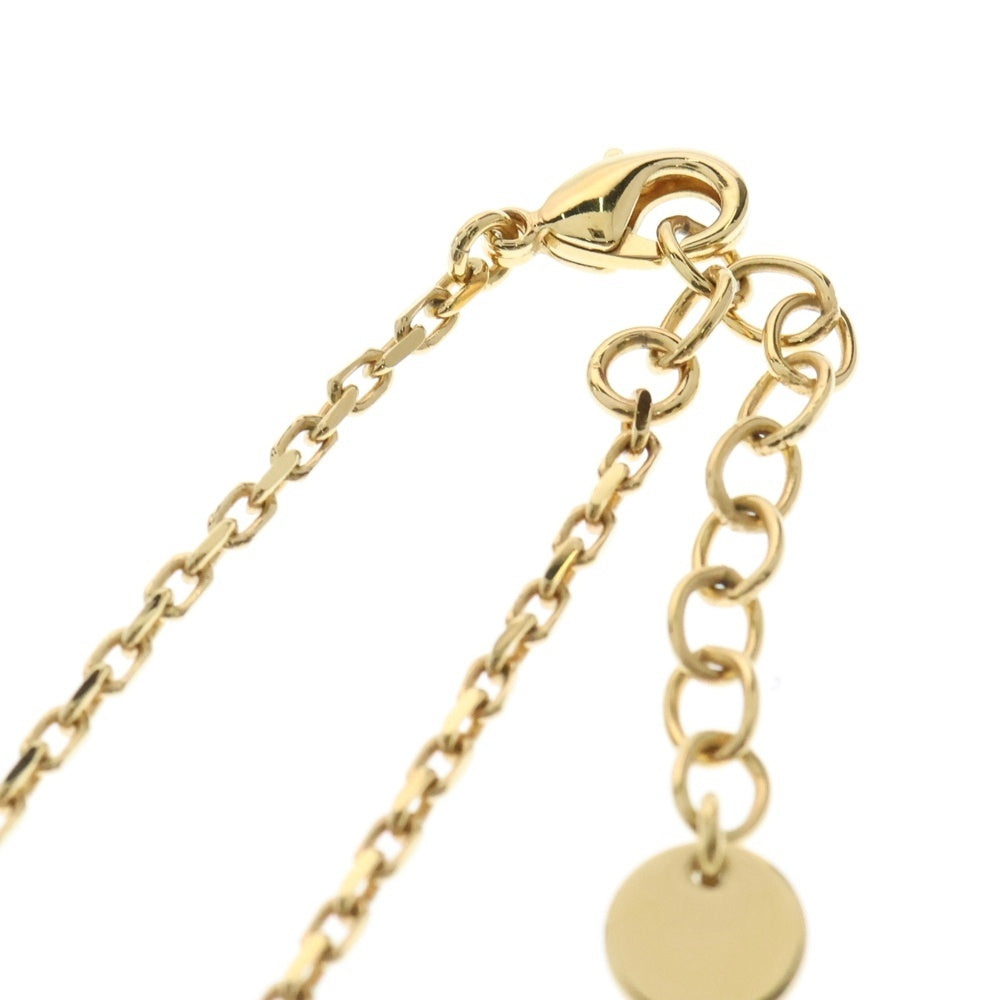 DIOR(ディオール) Petit CD プチ ロゴ 3連チャーム パール チェーンネックレス ゴールド レディース N3048WOMCY