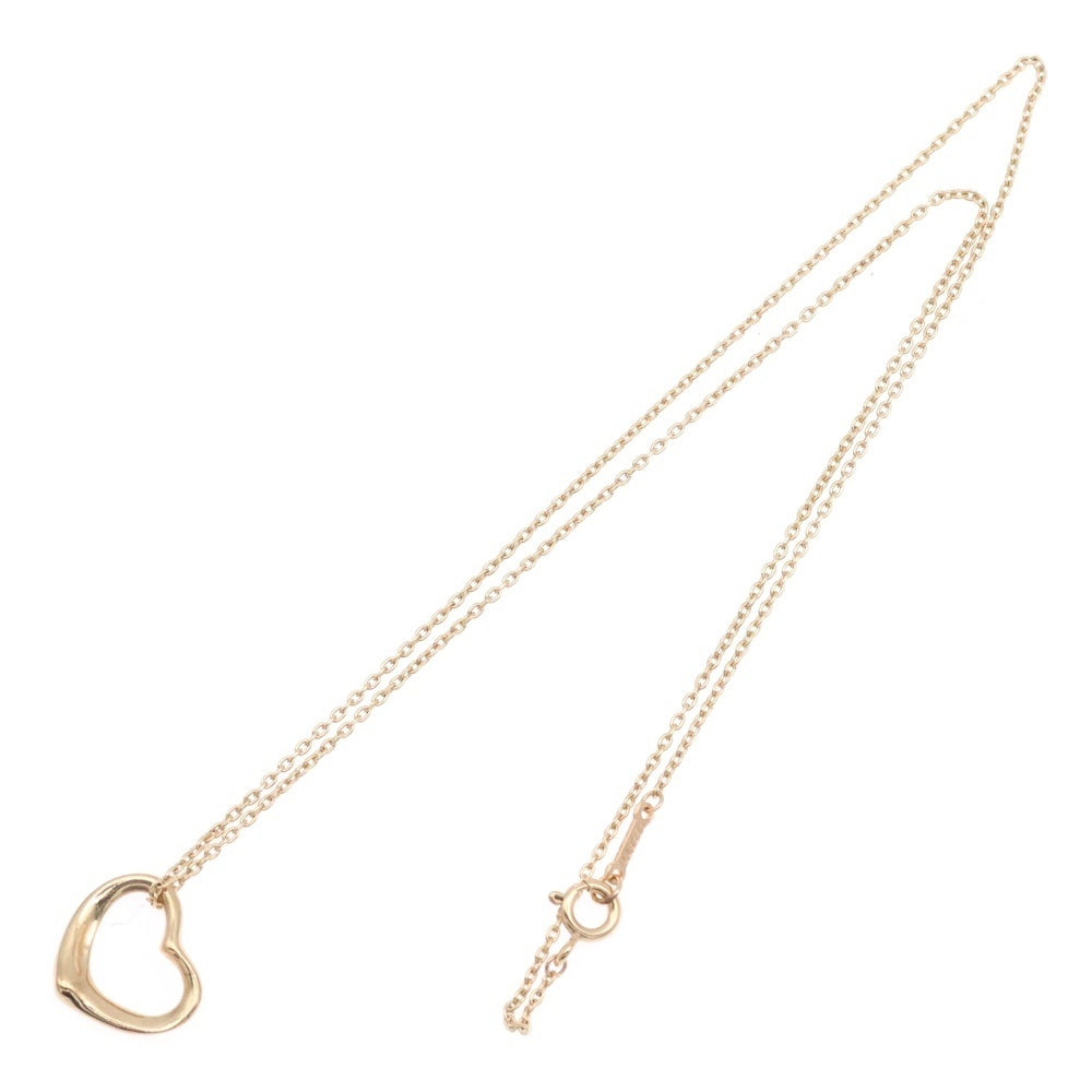 TIFFANY & Co.(ティファニー) エルサペレッティ オープンハート ネックレス ペンダント ゴールド 750YG 3.5g
