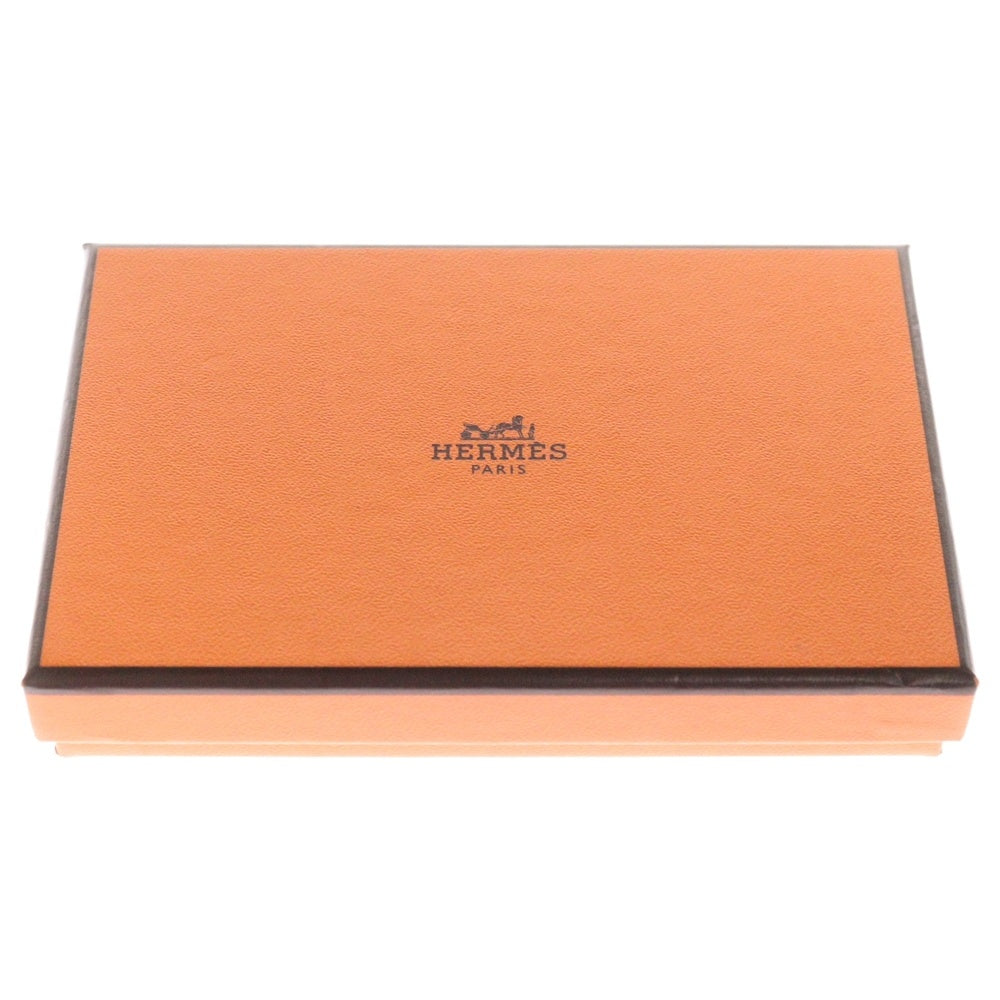 HERMES(エルメス) RMSカードホルダー エトゥープ エヴァーカラー カードケース 名刺入れ ブラウン シルバー金具 K刻印
