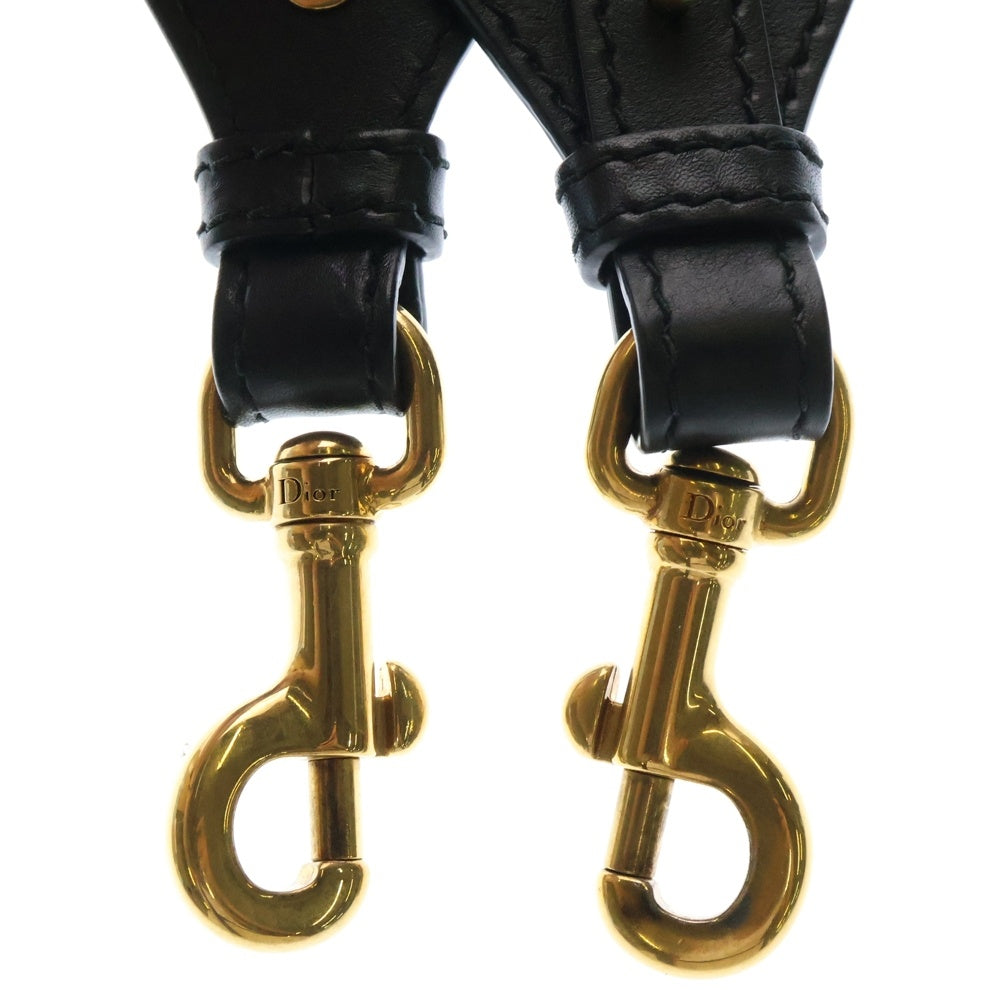 Christian Dior(クリスチャンディオール) エンブロイダリー スタッズ付ショルダーストラップ ショルダーベルト ブルー レディース AY5626W3