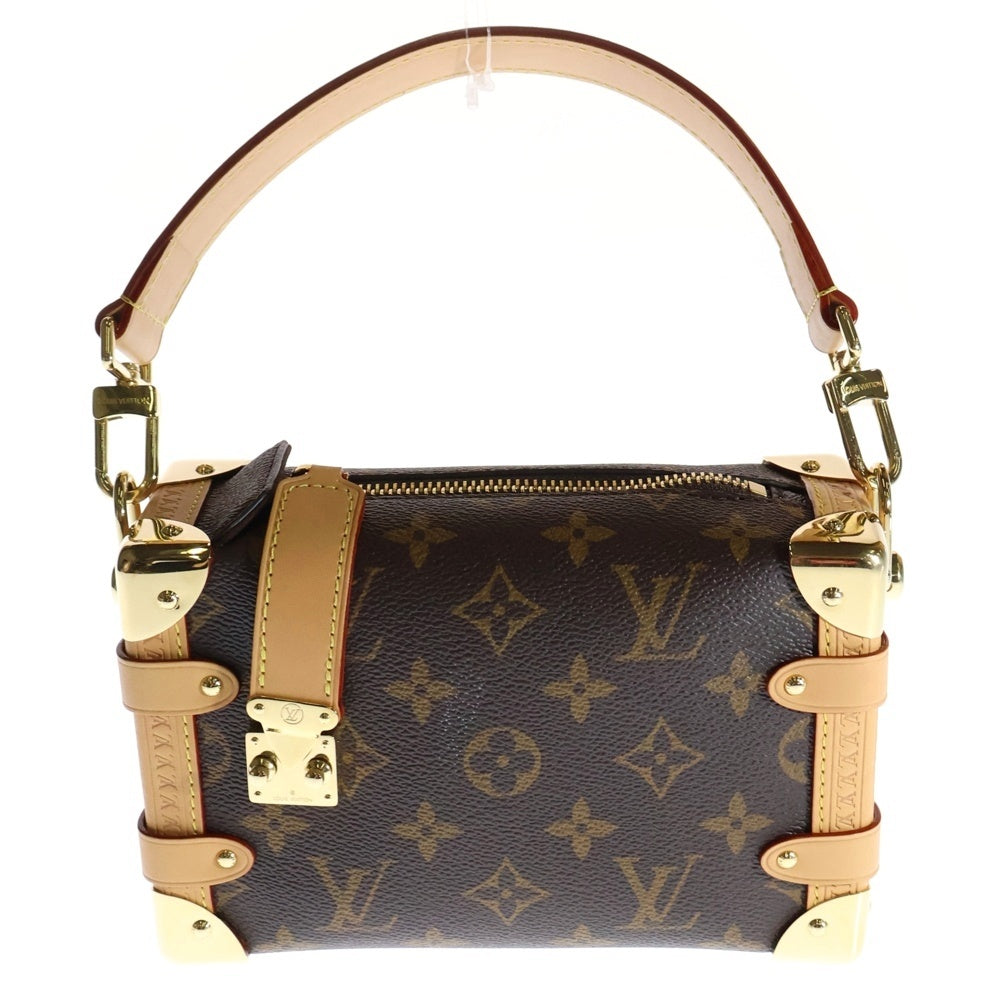 LOUIS VUITTON(ルイヴィトン) モノグラム サイド トランクPM 2wayバッグ ショルダーバッグ ブラウン PVCレザー RFID M46815