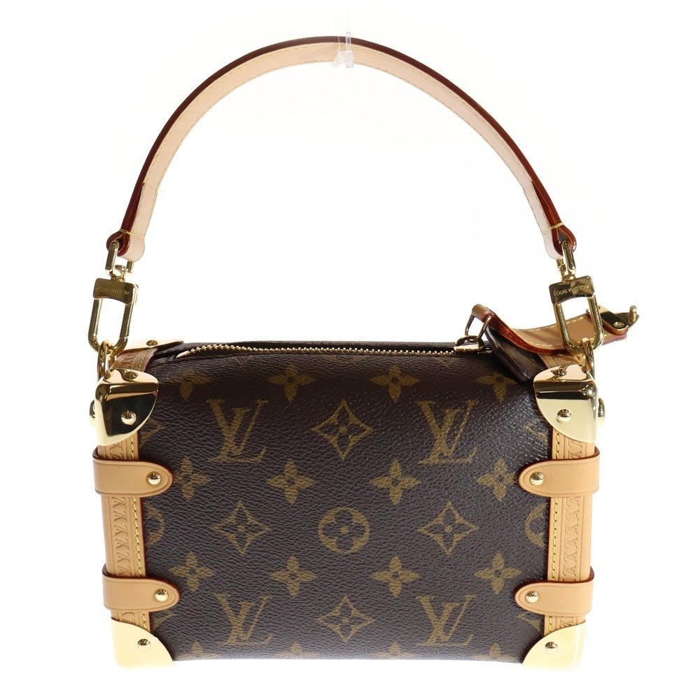 LOUIS VUITTON(ルイヴィトン) モノグラム サイド トランクPM 2wayバッグ ショルダーバッグ ブラウン PVCレザー RFID M46815