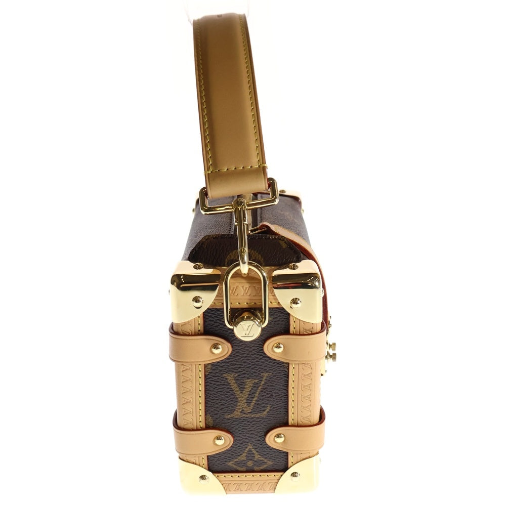 LOUIS VUITTON(ルイヴィトン) モノグラム サイド トランクPM 2wayバッグ ショルダーバッグ ブラウン PVCレザー RFID M46815
