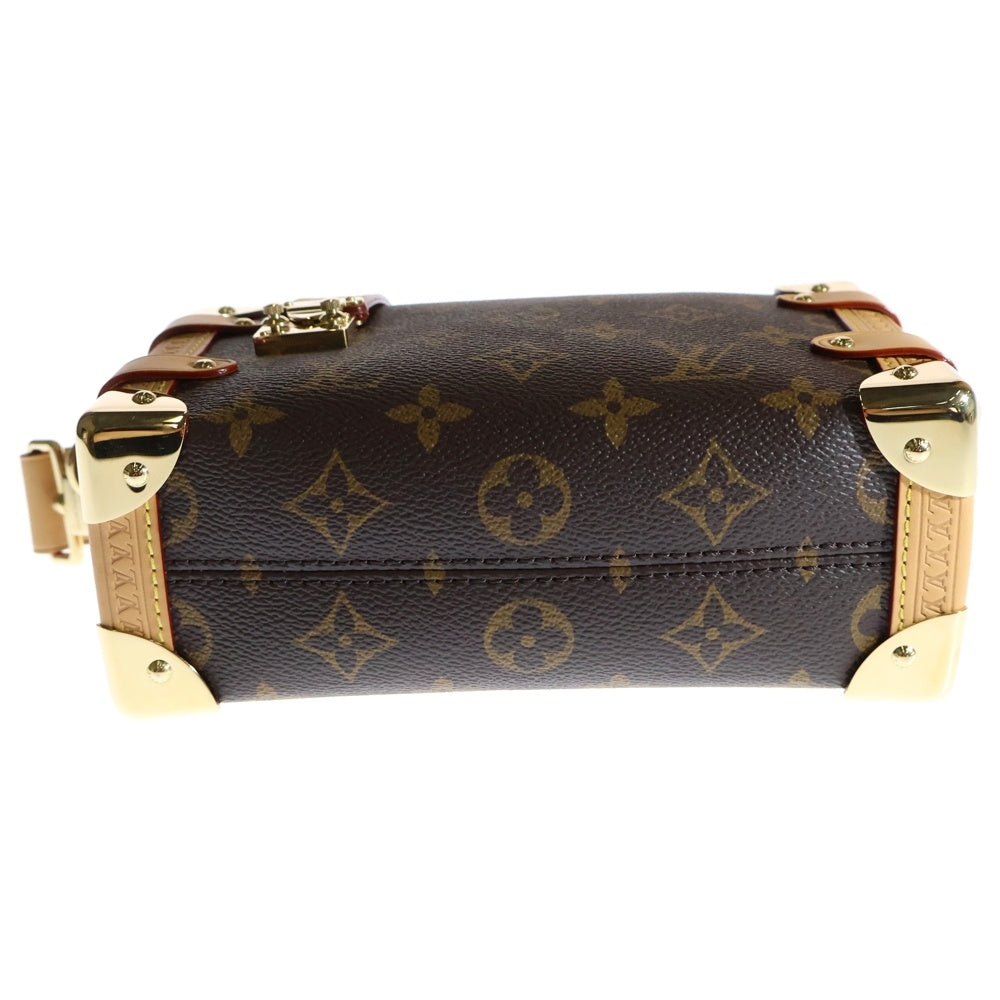 LOUIS VUITTON(ルイヴィトン) モノグラム サイド トランクPM 2wayバッグ ショルダーバッグ ブラウン PVCレザー RFID M46815