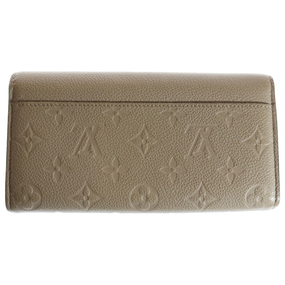 LOUIS VUITTON(ルイヴィトン) モノグラムアンプラント ポルトフォイユサラ ロングウォレット 長財布 ベージュ ゴールド金具 M68708