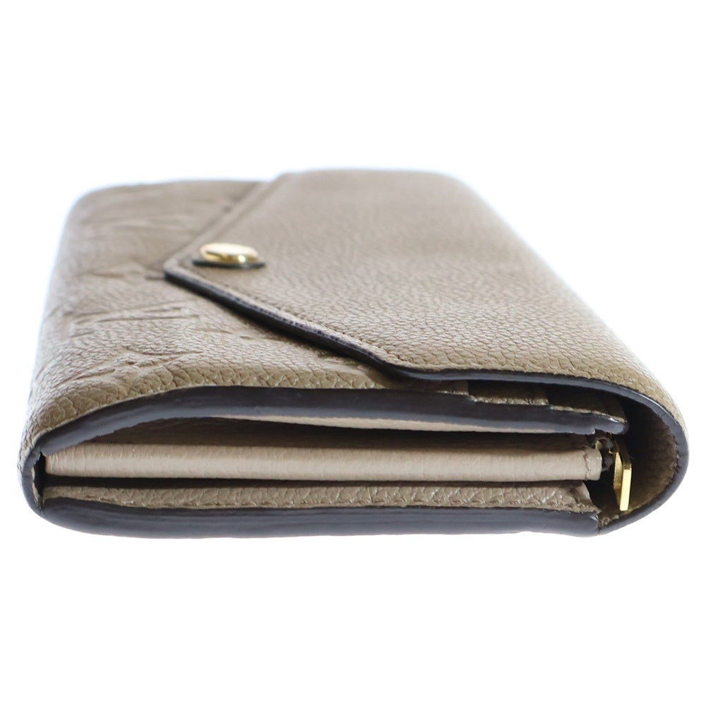 LOUIS VUITTON(ルイヴィトン) モノグラムアンプラント ポルトフォイユサラ ロングウォレット 長財布 ベージュ ゴールド金具 M68708