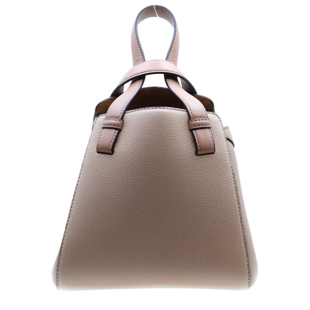 LOEWE(ロエベ) ハンモック ナゲット 2WAYバッグ ショルダーバッグ ハンドバッグ ゴールド金具 ベージュ ソフトグレインカーフ
