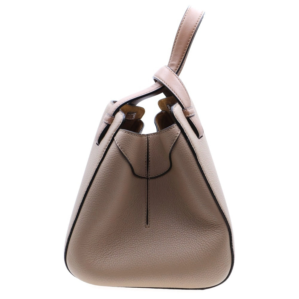 LOEWE(ロエベ) ハンモック ナゲット 2WAYバッグ ショルダーバッグ ハンドバッグ ゴールド金具 ベージュ ソフトグレインカーフ