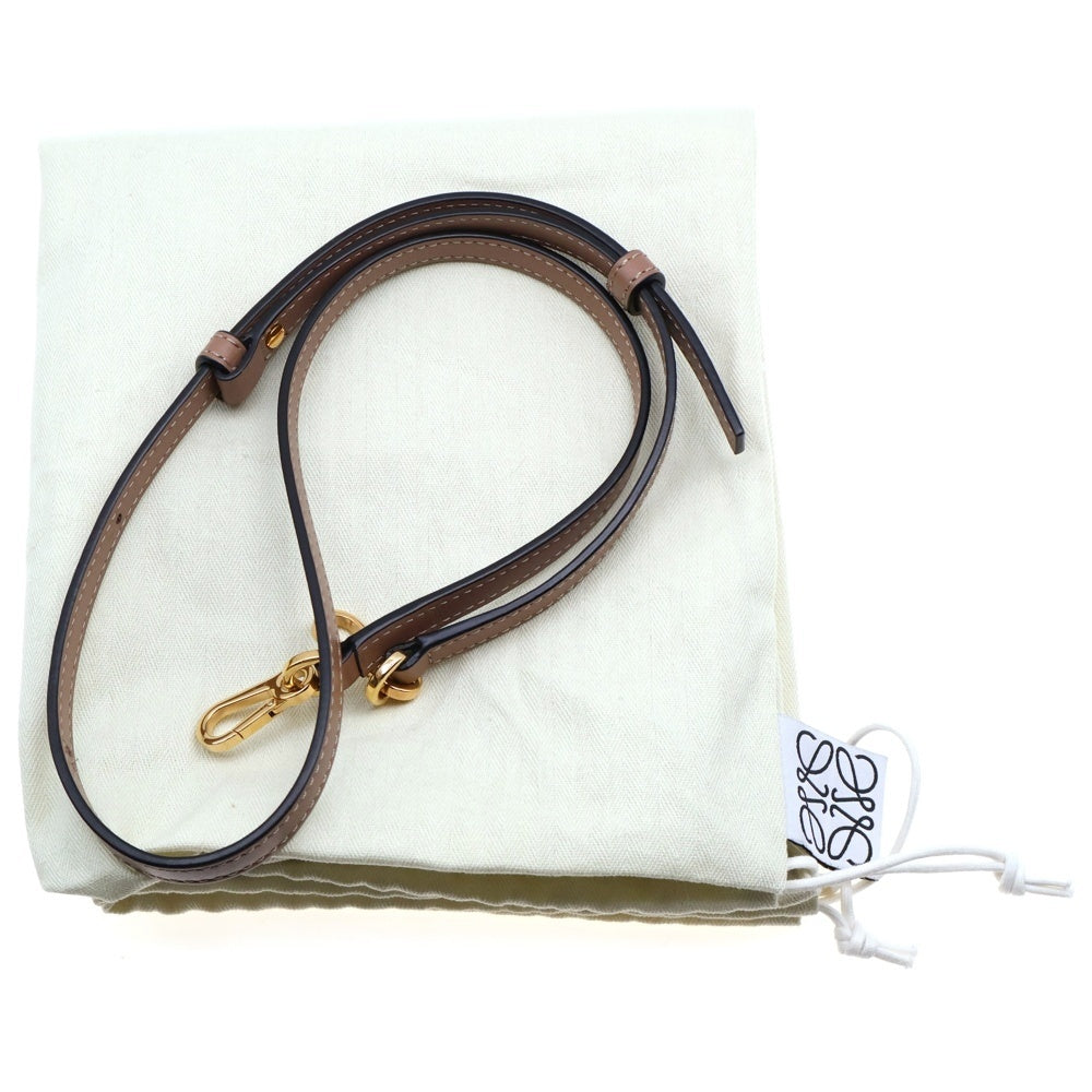 LOEWE(ロエベ) ハンモック ナゲット 2WAYバッグ ショルダーバッグ ハンドバッグ ゴールド金具 ベージュ ソフトグレインカーフ