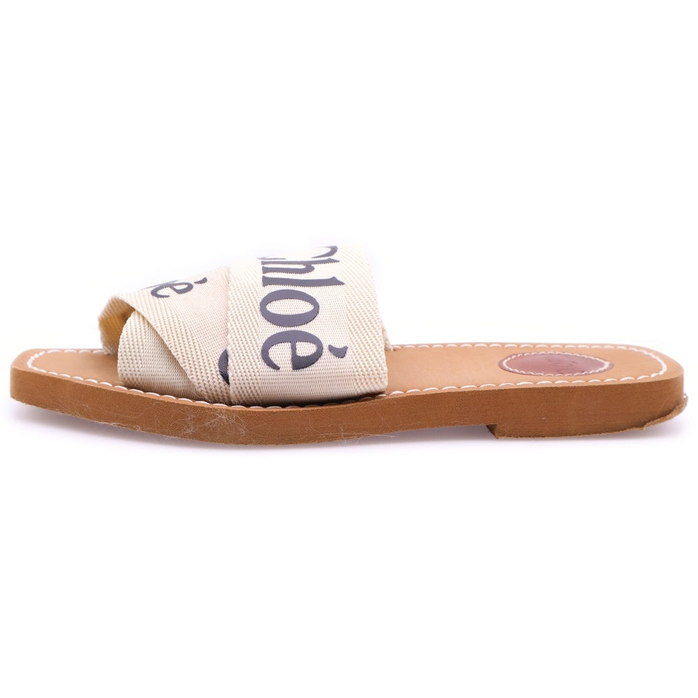 Chloe(クロエ) ウッディ サンダル ホワイト ブラウン #35 レディース