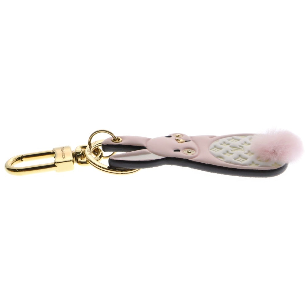 LOUIS VUITTON(ルイヴィトン) モノグラム LV バニー バッグチャーム キーリング ゴールド金具