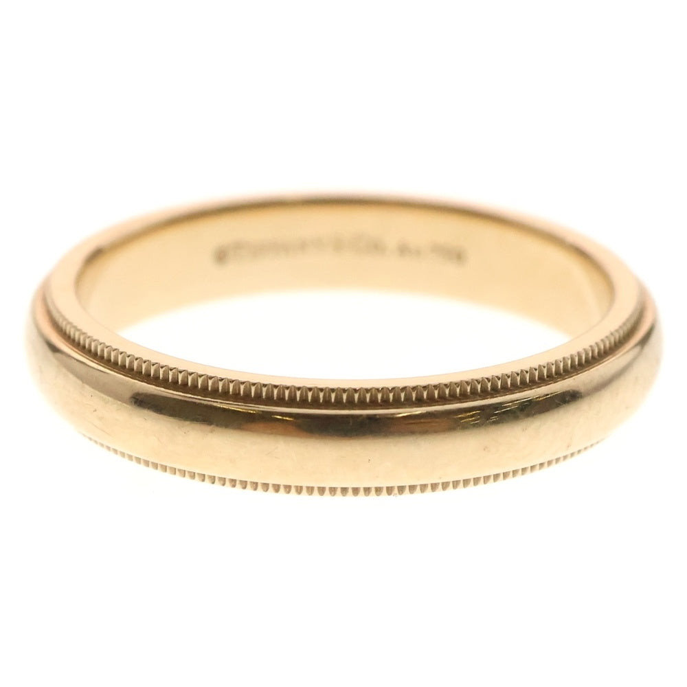 TIFFANY&Co(ティファニー) ミルグレインバンドリング K18YG イエローゴールド #21 指輪 ジュエリー アクセサリー