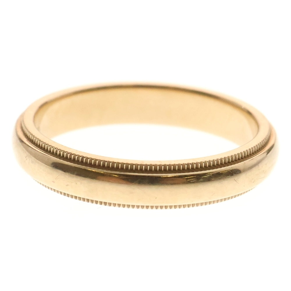 TIFFANY&Co(ティファニー) ミルグレインバンドリング K18YG イエローゴールド #21 指輪 ジュエリー アクセサリー