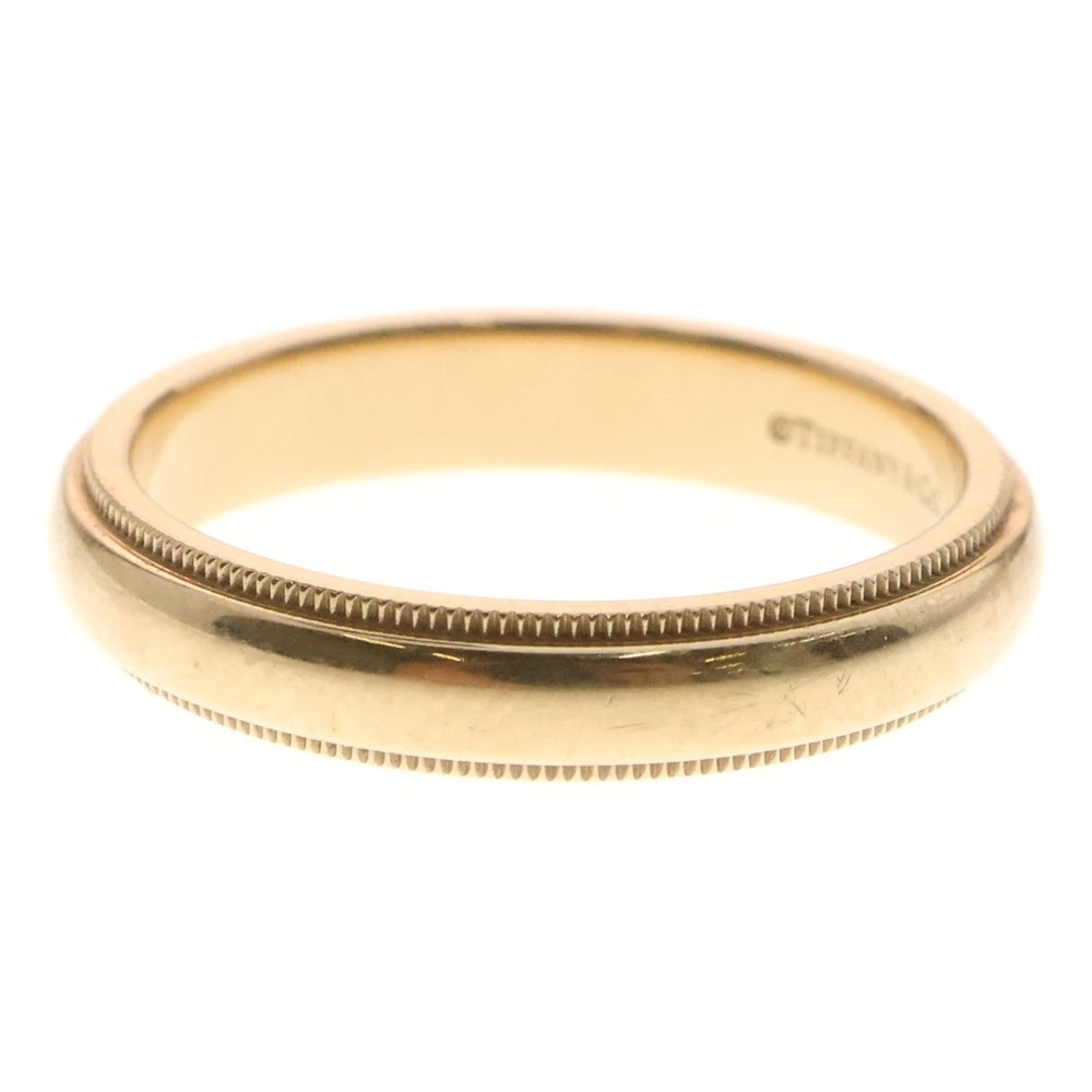 TIFFANY&Co(ティファニー) ミルグレインバンドリング K18YG イエローゴールド #21 指輪 ジュエリー アクセサリー