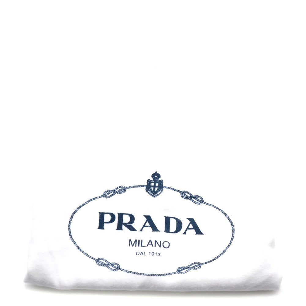 PRADA(プラダ) Medium Leather Handbag ミディアム ハンドバッグ ブラック レザー ワンショルダーバッグ 1BN026