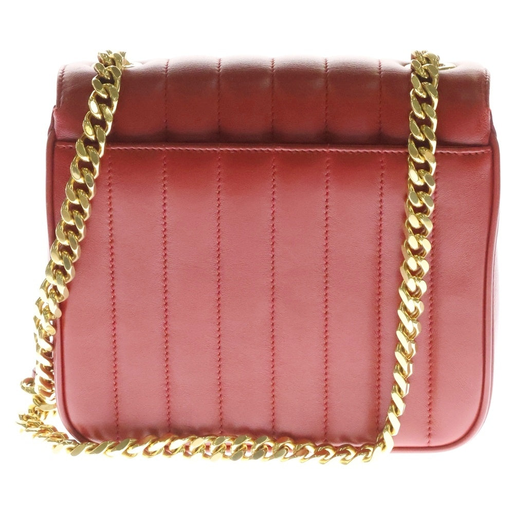 SAINT LAURENT PARIS(サンローランパリ) ヴィキ チェーンショルダー バッグ レッド レザー 532612