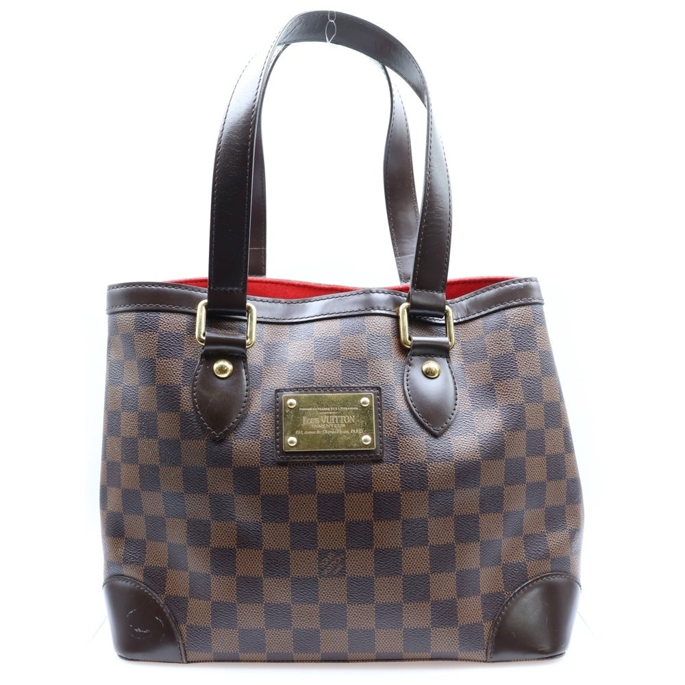 LOUIS VUITTON(ルイヴィトン) ハムステッドPM ダミエエベヌ ハンドバッグ ゴールド金具 ブラウン N51205