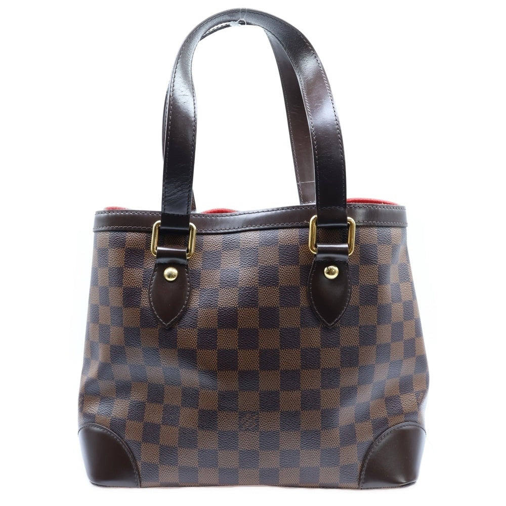 LOUIS VUITTON(ルイヴィトン) ハムステッドPM ダミエエベヌ ハンドバッグ ゴールド金具 ブラウン N51205