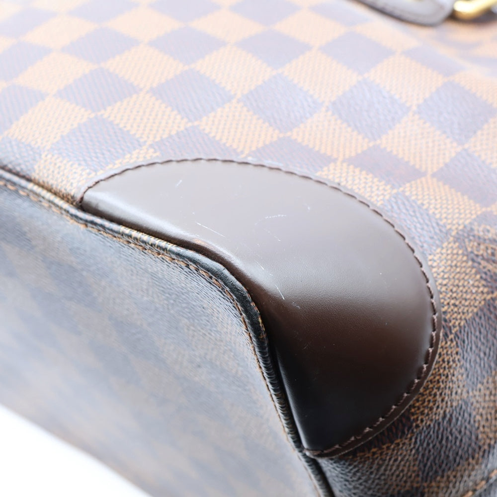 LOUIS VUITTON(ルイヴィトン) ハムステッドPM ダミエエベヌ ハンドバッグ ゴールド金具 ブラウン N51205