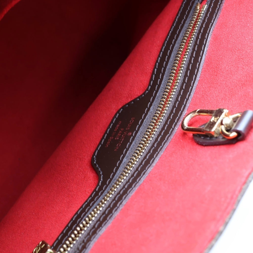 LOUIS VUITTON(ルイヴィトン) ハムステッドPM ダミエエベヌ ハンドバッグ ゴールド金具 ブラウン N51205