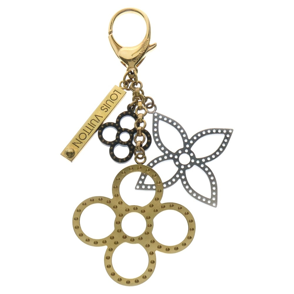 LOUIS VUITTON(ルイヴィトン) ビジューサック タパージュ バッグチャーム ゴールド×シルバー メタル アクセサリー