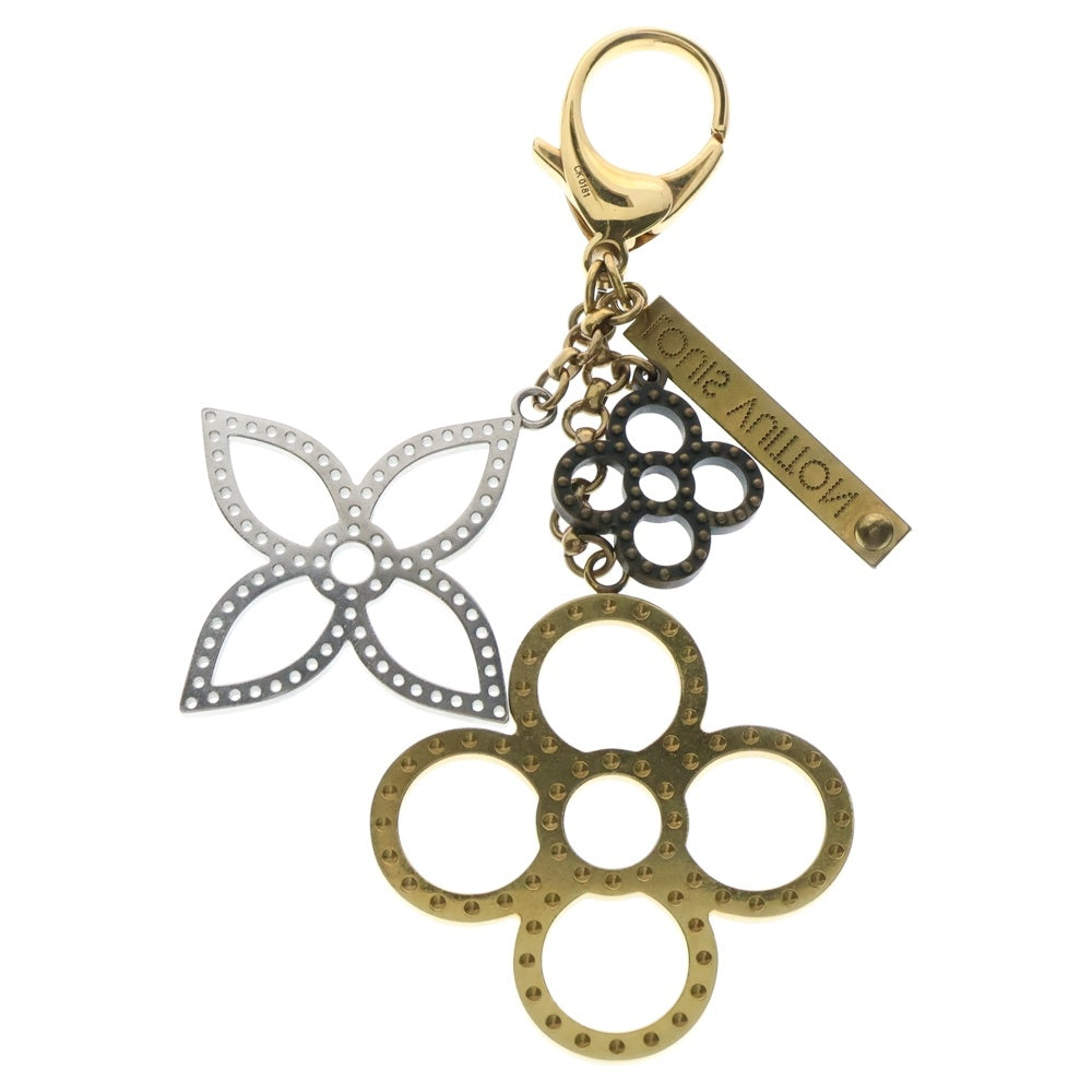 LOUIS VUITTON(ルイヴィトン) ビジューサック タパージュ バッグチャーム ゴールド×シルバー メタル アクセサリー