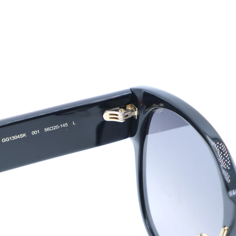 GUCCI(グッチ) インターロッキングG ジオメトリックフレーム カラーレンズ サングラス メガネ 眼鏡 アイウェア ブラック/ブラウン GG1304SK