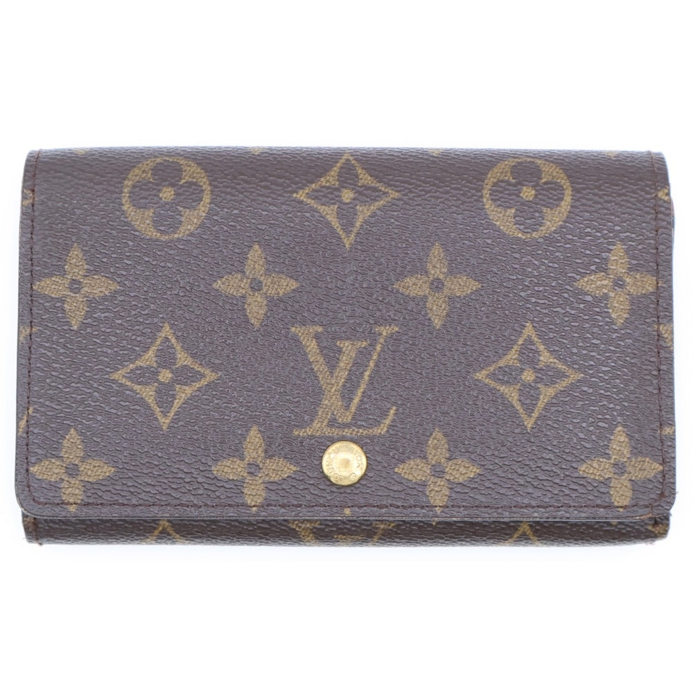 LOUIS VUITTON(ルイヴィトン) ポルトモネビエトレゾール モノグラム コンパクトウォレット 二つ折り財布 ブラウン M61730