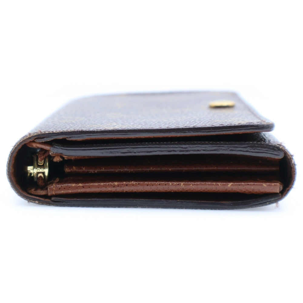 LOUIS VUITTON(ルイヴィトン) ポルトモネビエトレゾール モノグラム コンパクトウォレット 二つ折り財布 ブラウン M61730