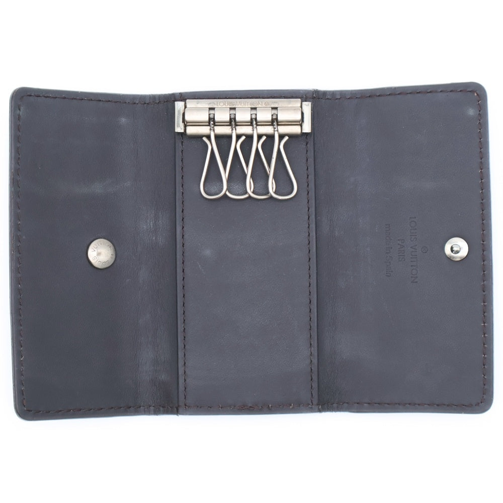 LOUIS VUITTON(ルイヴィトン) ミュルティクレ4 モノグラム グラセ レザー 4連キーケース キーホルダー ブラウン M66430