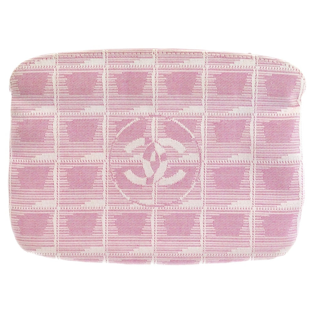 CHANEL(シャネル) ニュートラベルライン ココマーク ポーチ 収納 ケース ピンク