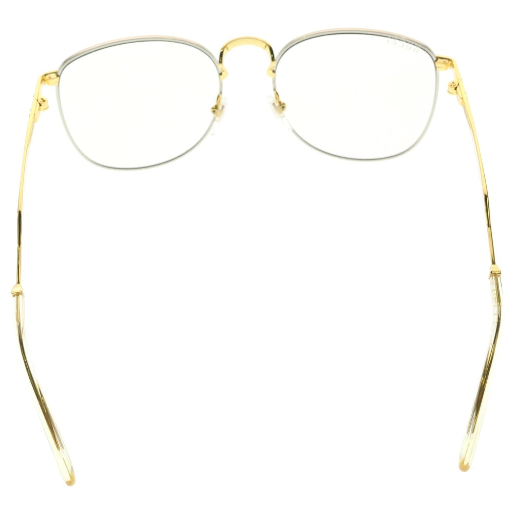 GUCCI(グッチ) サングラス ベージュ メガネ アイウェア イエロー ゴールド金具 GG1367S
