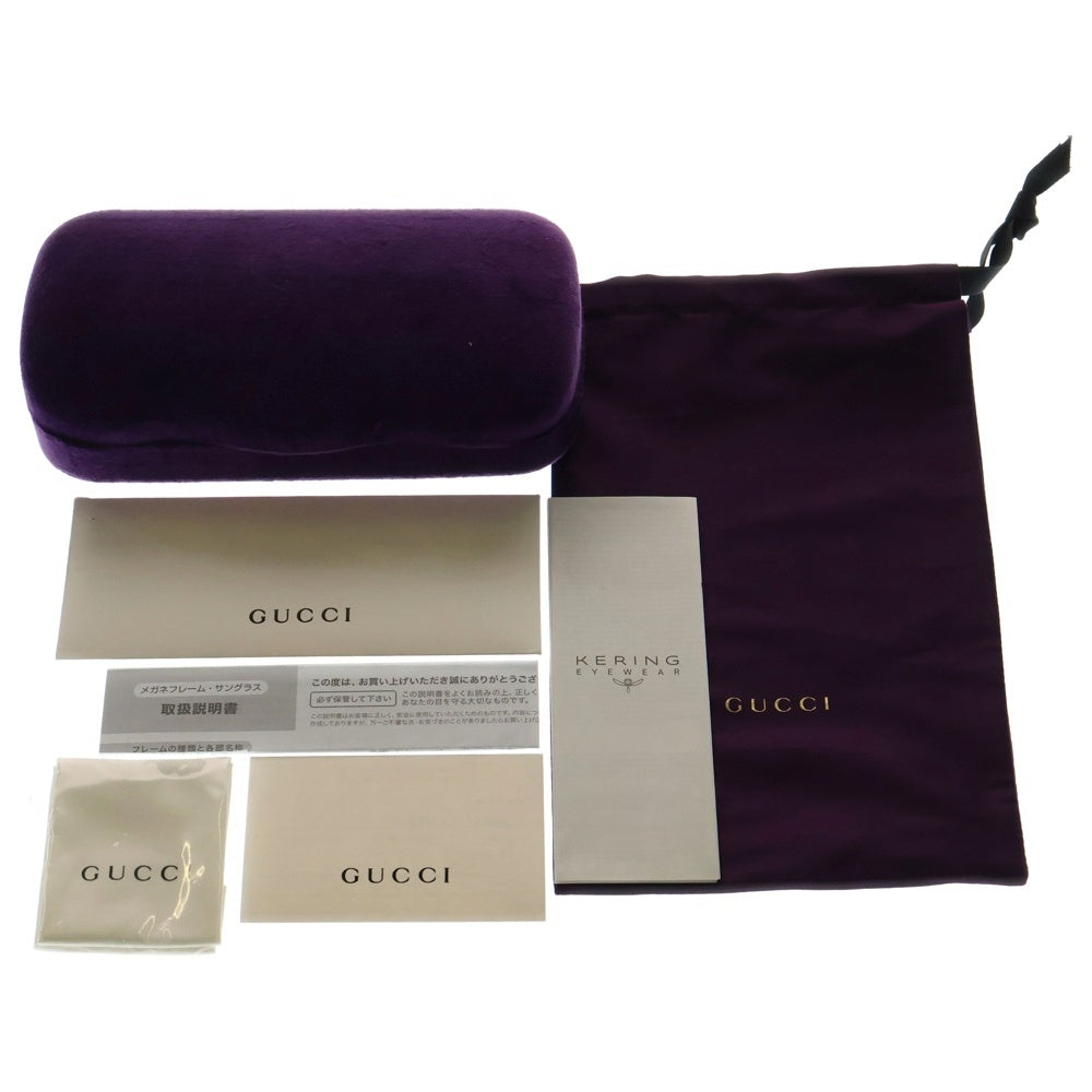 GUCCI(グッチ) サングラス ベージュ メガネ アイウェア イエロー ゴールド金具 GG1367S