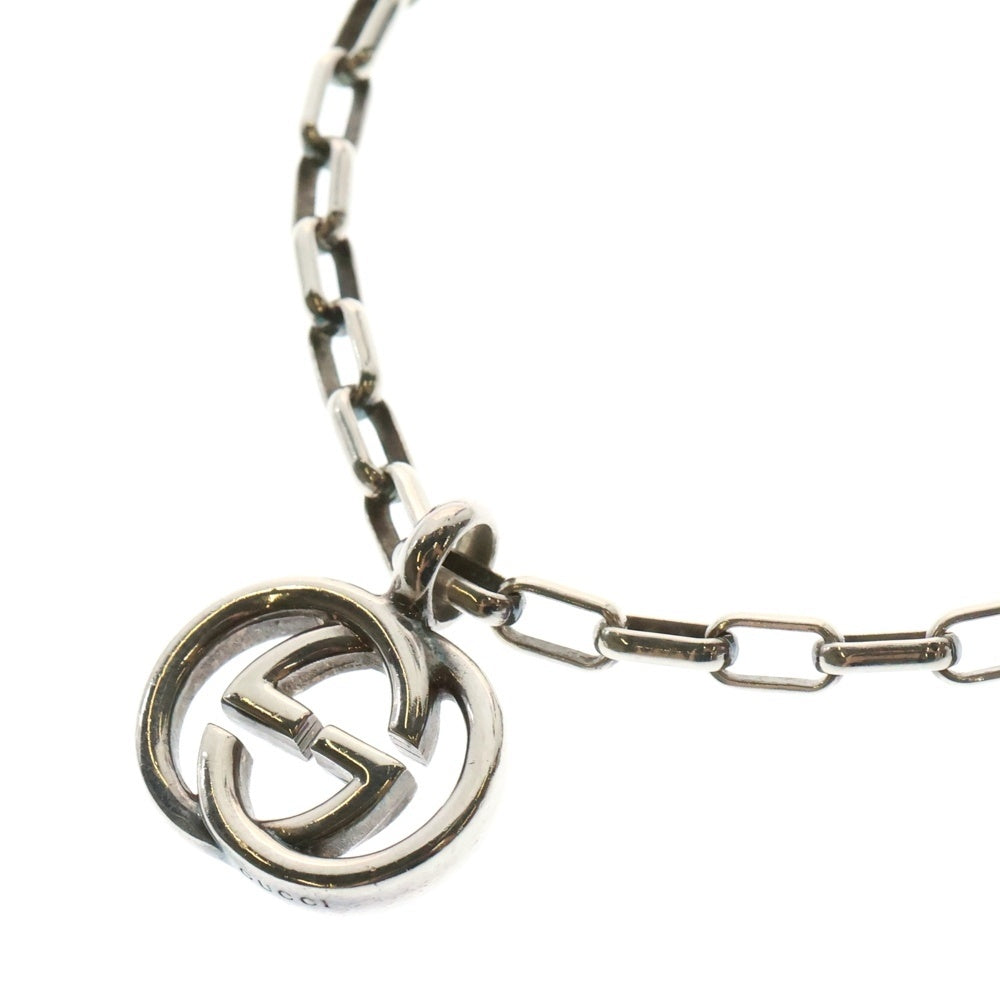 GUCCI(グッチ) インターロッキングG チェーンネックレス ペンダント シルバー