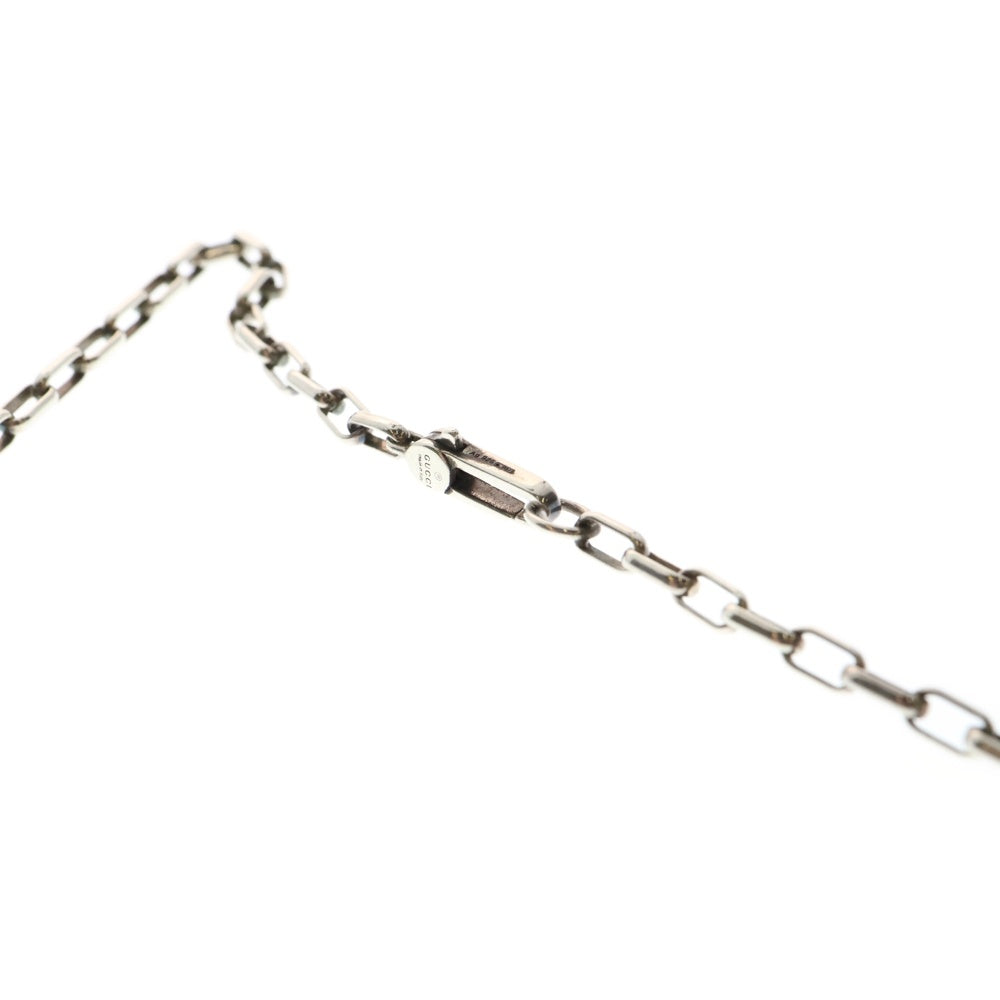 GUCCI(グッチ) インターロッキングG チェーンネックレス ペンダント シルバー