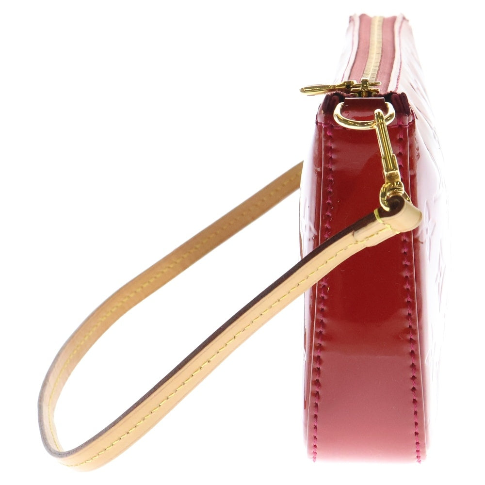 LOUIS VUITTON(ルイヴィトン) ヴェルニ アクセソワール ポシェット ミニバッグ ハンドバッグ ポーチ ケース レッド パテント レザー ゴールド金具 M91577