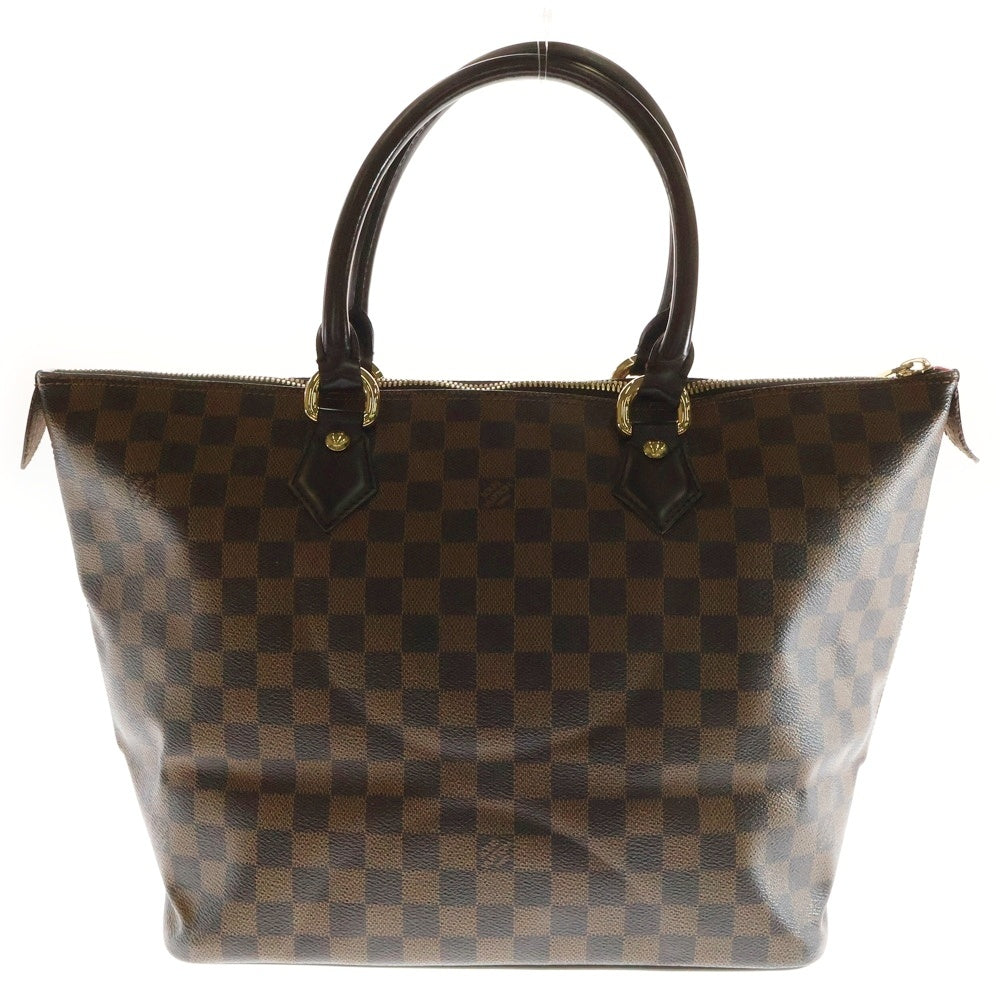 LOUIS VUITTON(ルイヴィトン) ダミエエベヌ サレヤMM トートバッグ ハンドバッグ ブラウン ゴールド金具 N51182