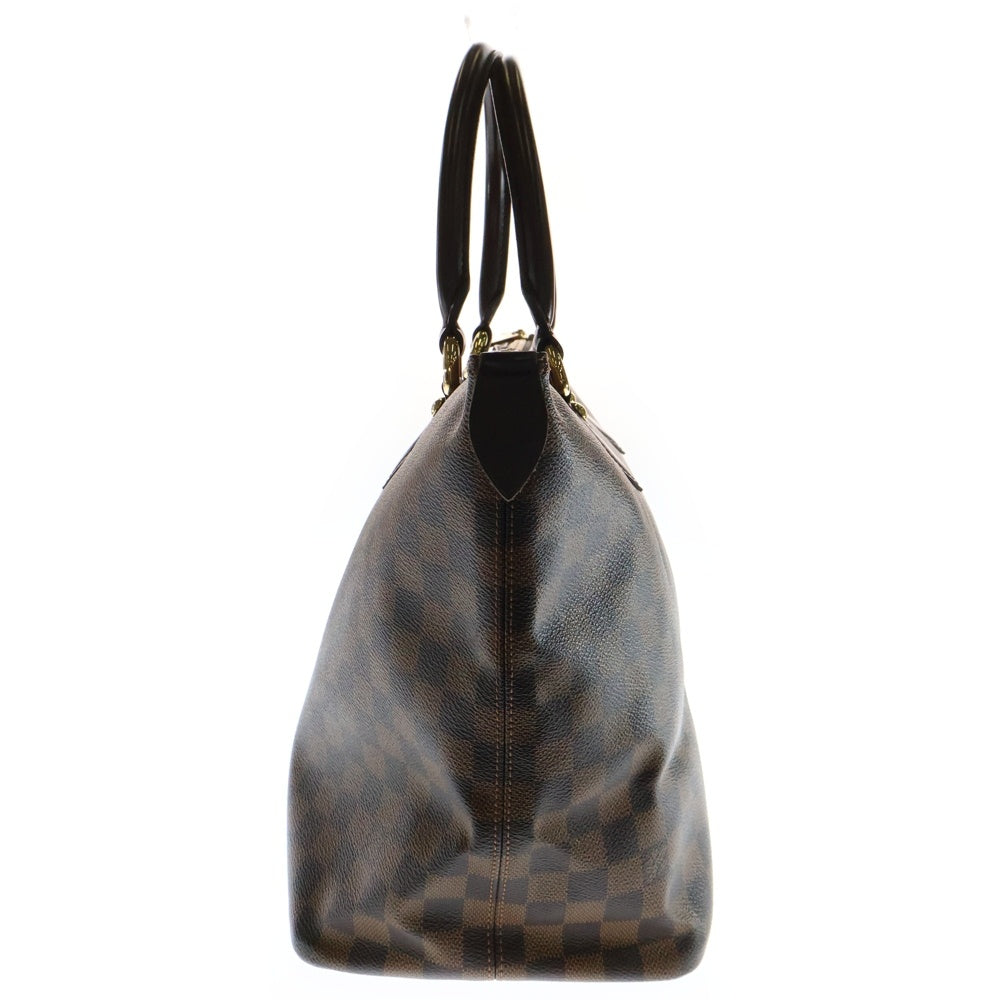 LOUIS VUITTON(ルイヴィトン) ダミエエベヌ サレヤMM トートバッグ ハンドバッグ ブラウン ゴールド金具 N51182