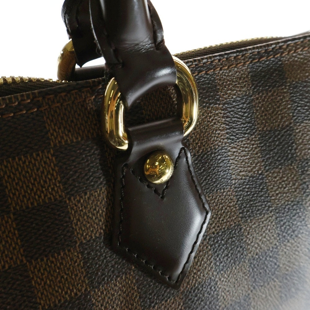 LOUIS VUITTON(ルイヴィトン) ダミエエベヌ サレヤMM トートバッグ ハンドバッグ ブラウン ゴールド金具 N51182