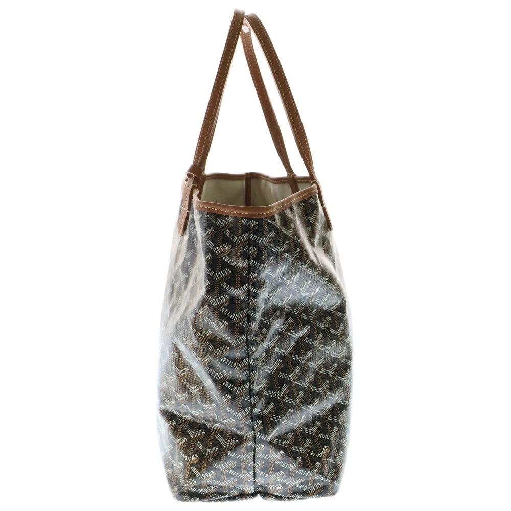 GOYARD(ゴヤール) サンルイPM ポーチ付 レザートートバッグ ブラウン