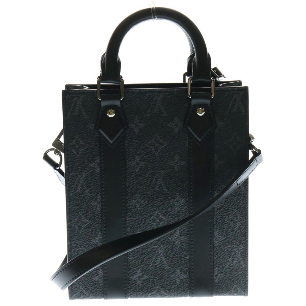 LOUIS VUITTON(ルイヴィトン) モノグラムエクリプス サックプラミニ 2WAY レザーハンドバッグ ショルダーバッグ ブラック M46453