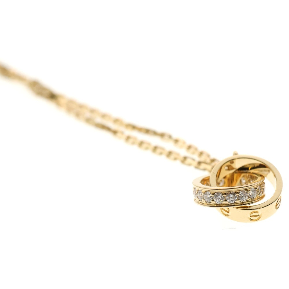 Cartier(カルティエ) ベビーラブ ダイヤ ネックレス Au750 K18 PG ピンクゴールド ペンダント