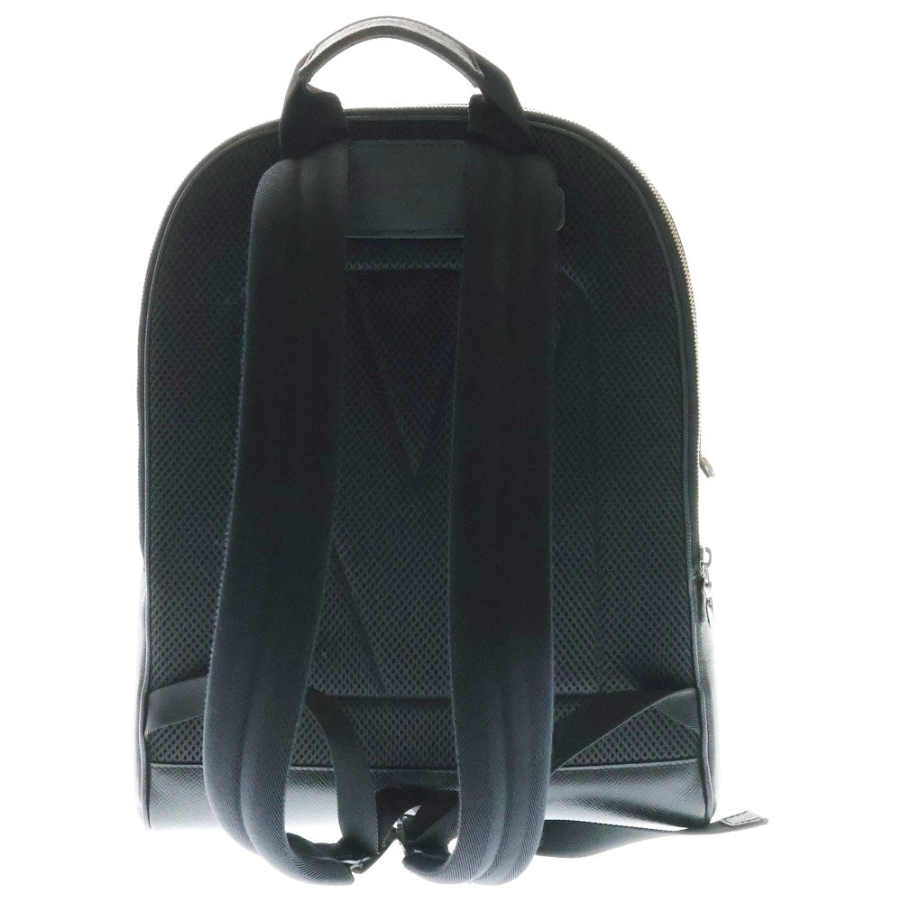 LOUIS VUITTON(ルイヴィトン) エイドリアン バックパック タイガ ノワール レザー バックパック リュックサック シルバー金具 ブラック M30857 RFUD