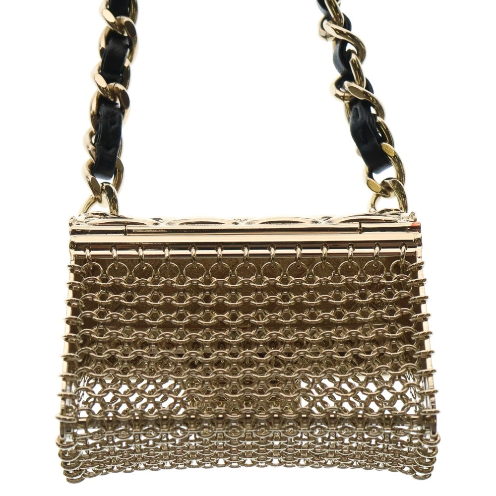 CHANEL(シャネル) マトラッセ チェーン ネックレス ペンダント ゴールド×ブラック B21S