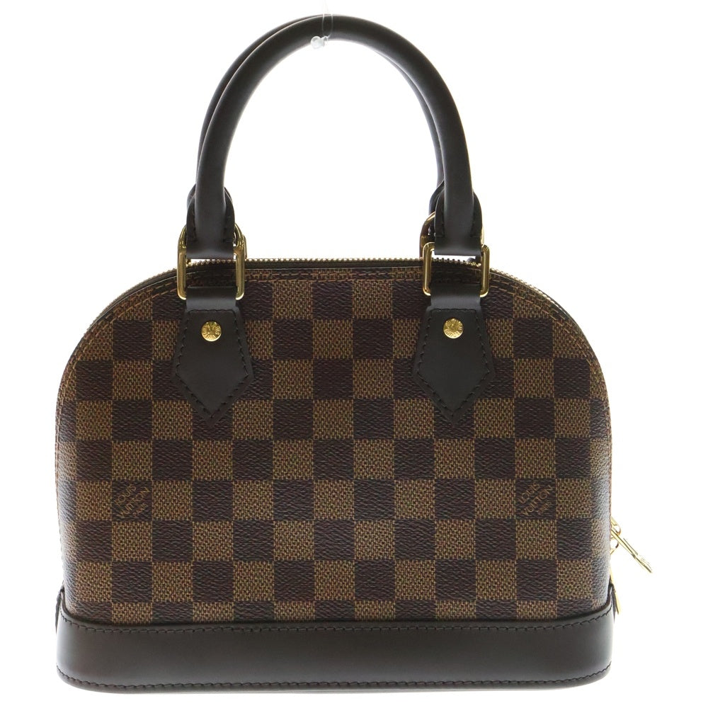 LOUIS VUITTON(ルイヴィトン) ダミエ アルマBB 2WAYバッグ ハンドバッグ ショルダーバッグ ブラウン ゴールド金具 レザー×PVC N41221
