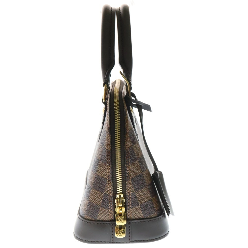 LOUIS VUITTON(ルイヴィトン) ダミエ アルマBB 2WAYバッグ ハンドバッグ ショルダーバッグ ブラウン ゴールド金具 レザー×PVC N41221