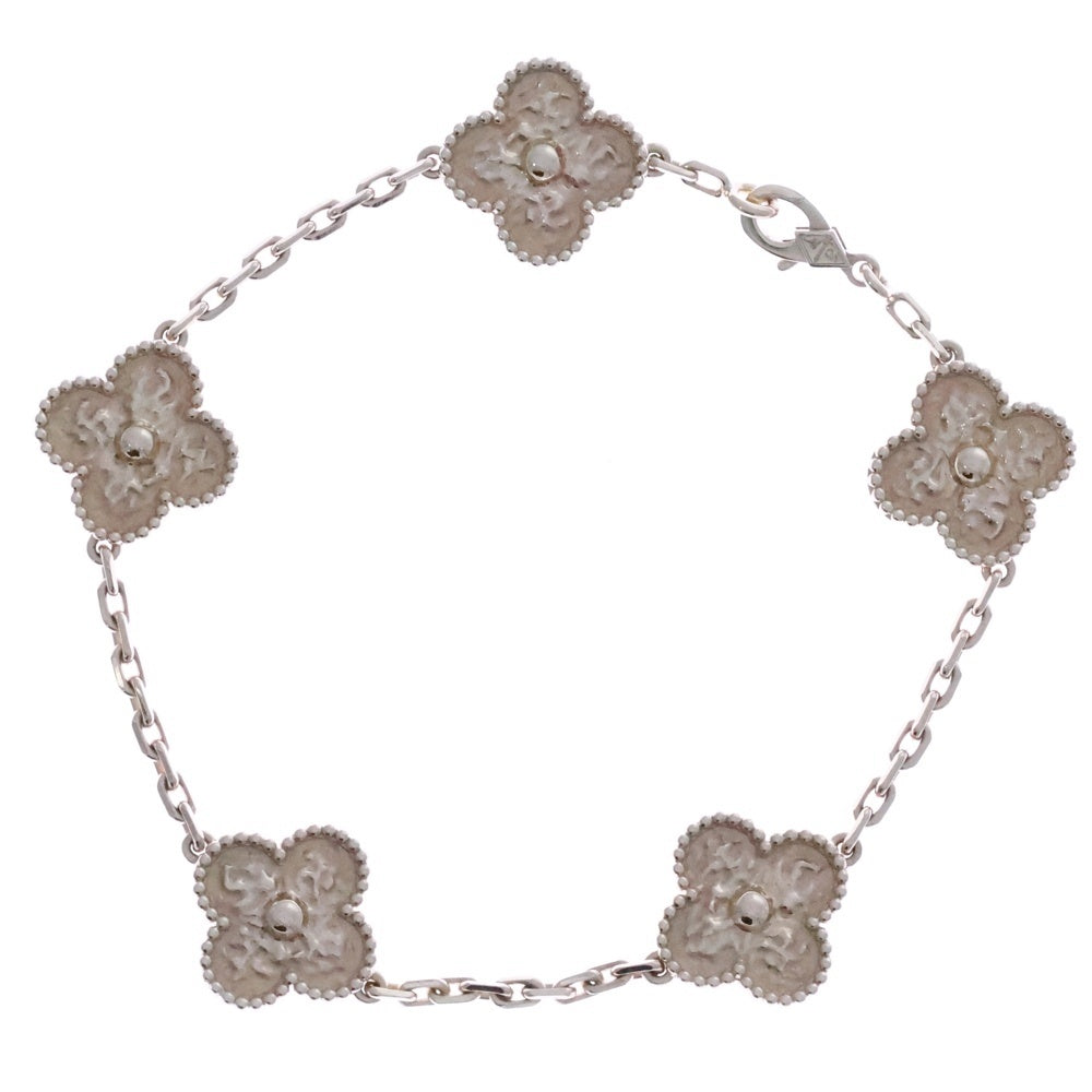 Van Cleef & Arpels(ヴァンクリーフアンドアーペル) ヴィンテージアルハンブラ 5モチーフ ブレスレット K18YG イエローゴールド VCARO1IE00 ジュエリー アクセサリー