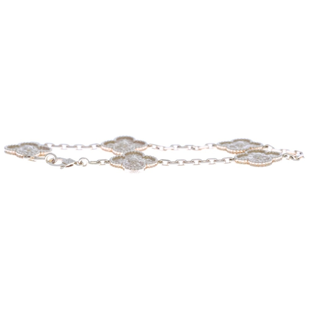 Van Cleef & Arpels(ヴァンクリーフアンドアーペル) ヴィンテージアルハンブラ 5モチーフ ブレスレット K18YG イエローゴールド VCARO1IE00 ジュエリー アクセサリー
